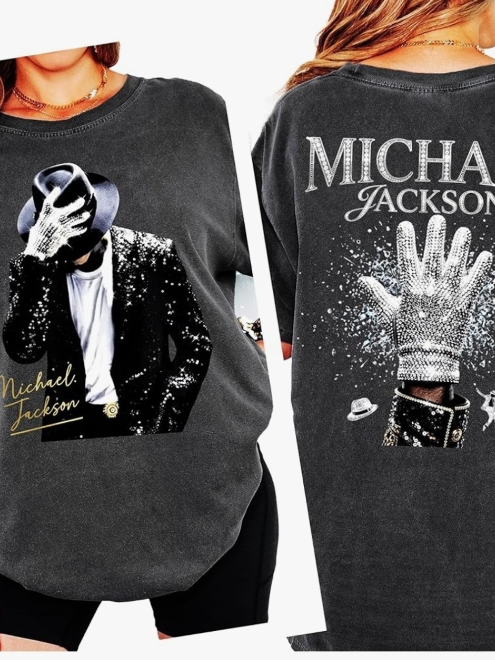 Michael Jackson Graphic Tee - Black